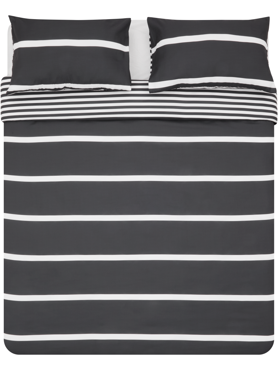 Simple Stripe Duvet Cover Set Double