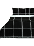 Mono Grid Comforter Set King (1)