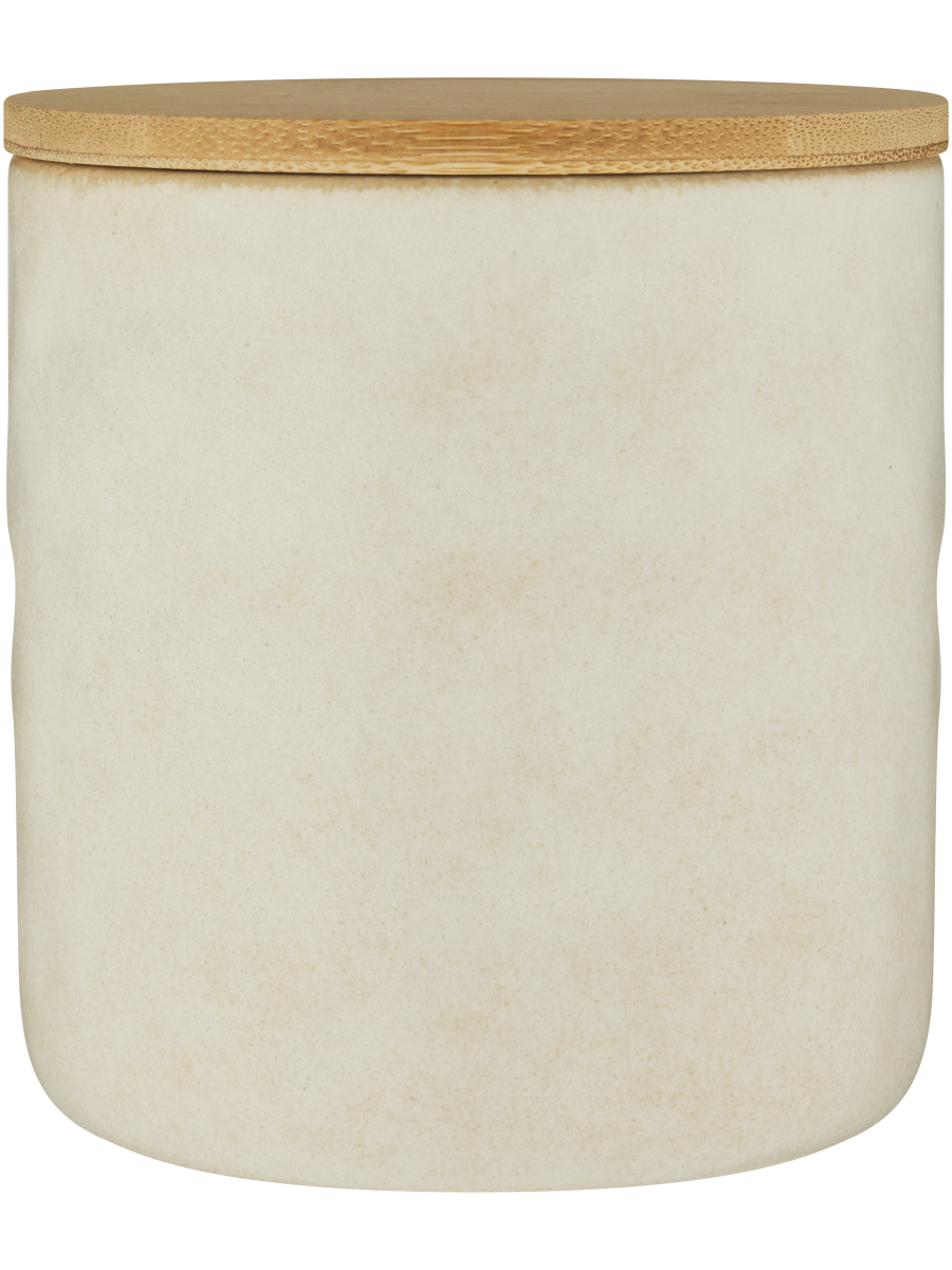 Canister With Wooden Lid 10x10cm (2)
