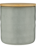 Canister With Wooden Lid 10x10cm