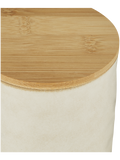 Canister With Wooden Lid 10x10cm (5)