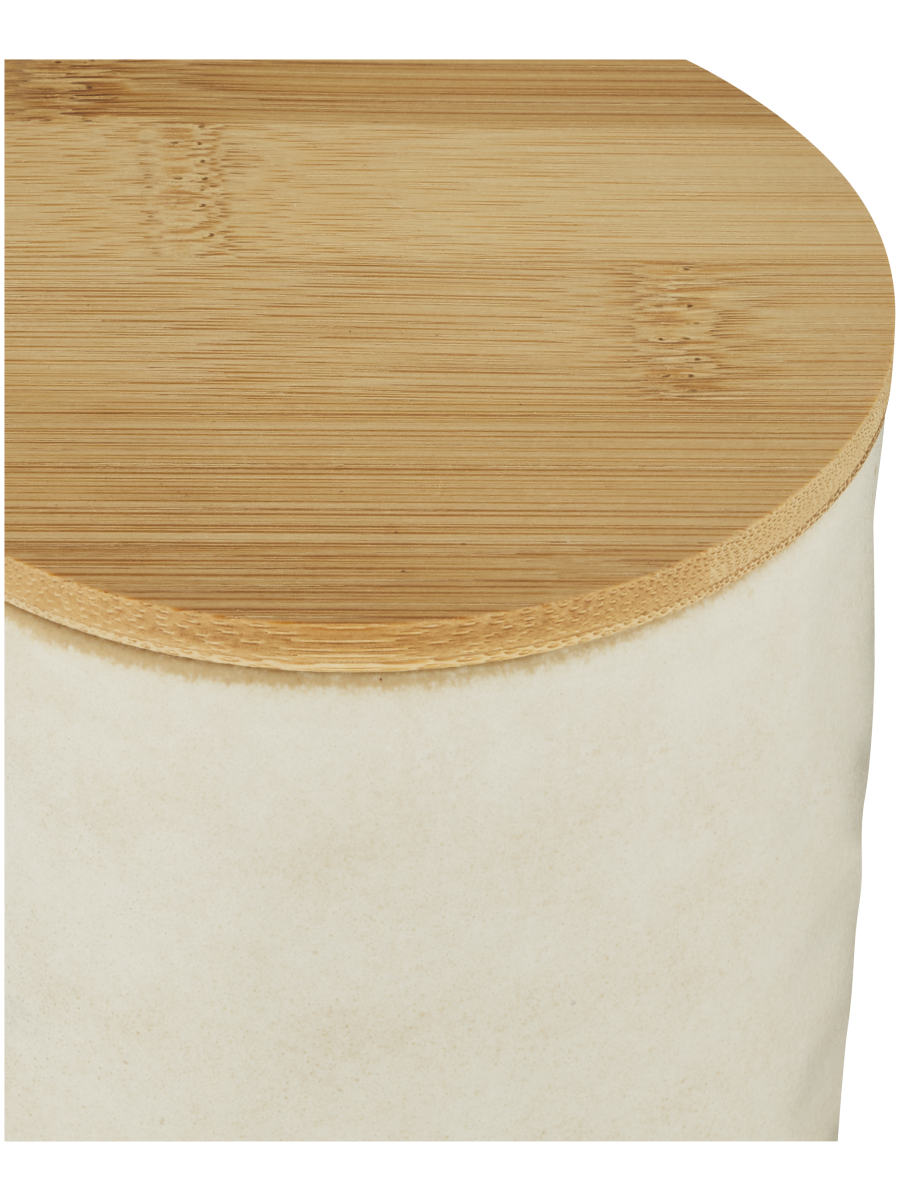 Canister With Wooden Lid 10x10cm (5)