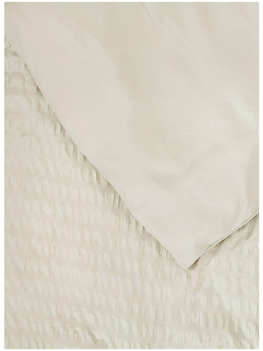 Stripe Seersucker Textured Duvet Cover Set Double (3)