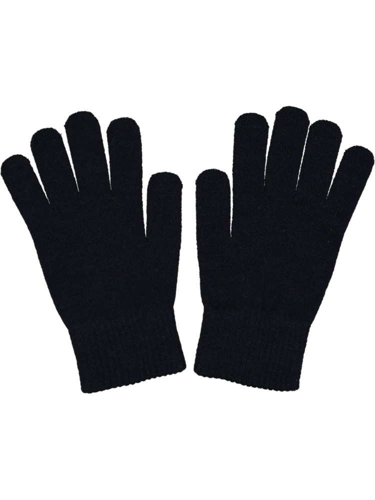 Black Ribbed Cuff Gloves – PEP Online