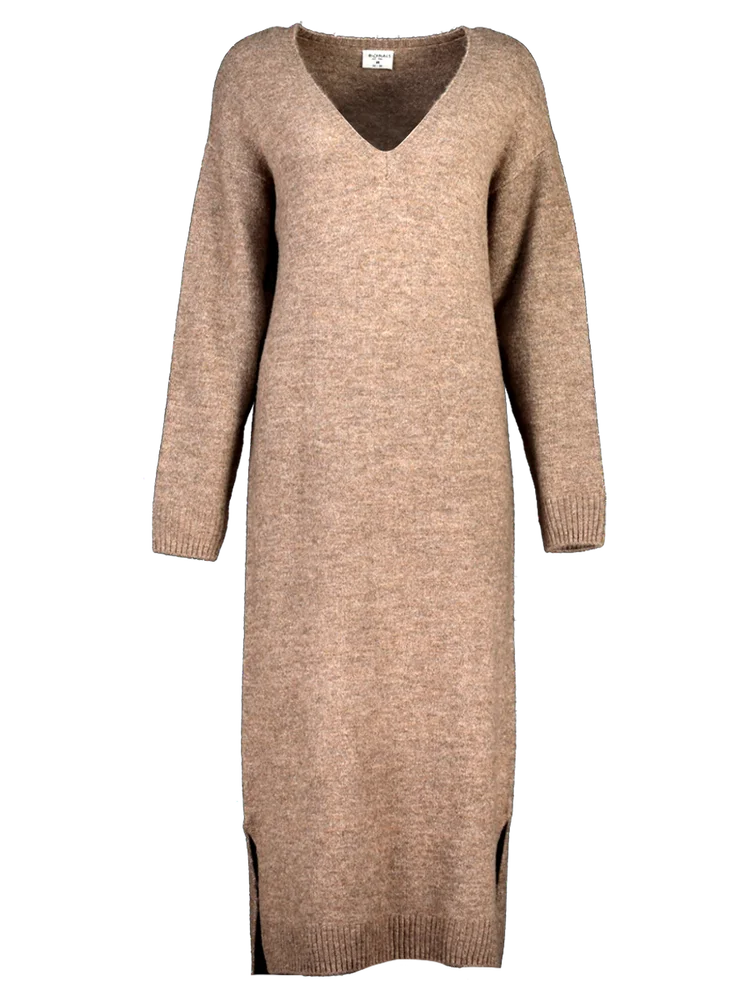 Marle V-neck Long Sleeve Knit Dress – PEP Online