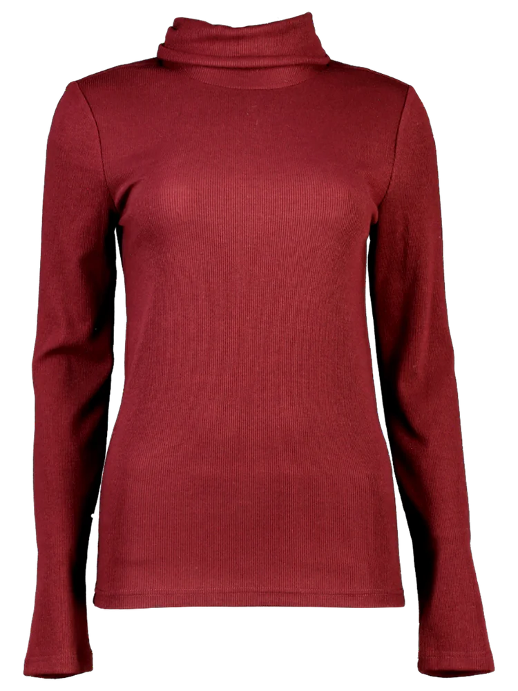トップス LEMAILE LONG SLEEVE RIB TURTLENECK Cherry Ribbed Turtle Neck Long Sleeve – PEP Online