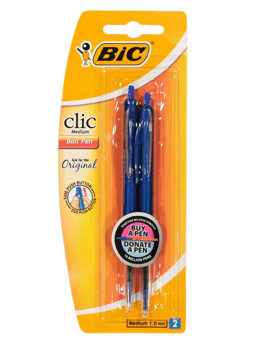 Buy Blue Bic Clic Pens Pens Writing tools PEP