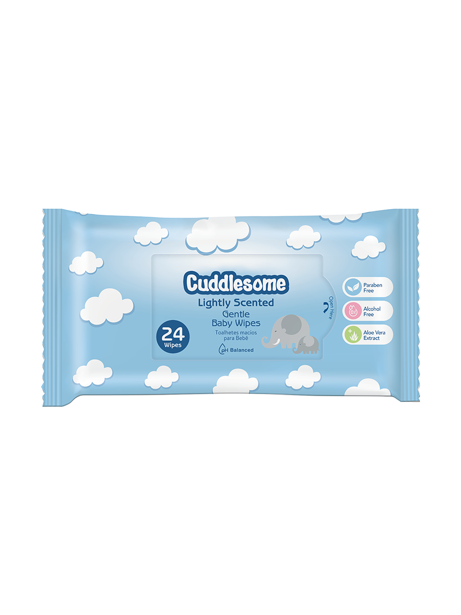 Cuddlesome Gentle Baby Wipes  24s