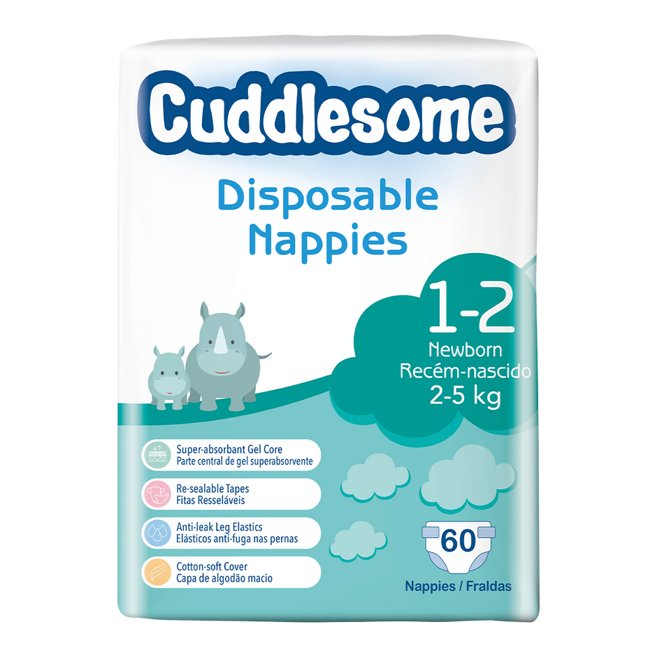 Cuddlesome Medium Size 3 Nappies 18 Pack main image 0