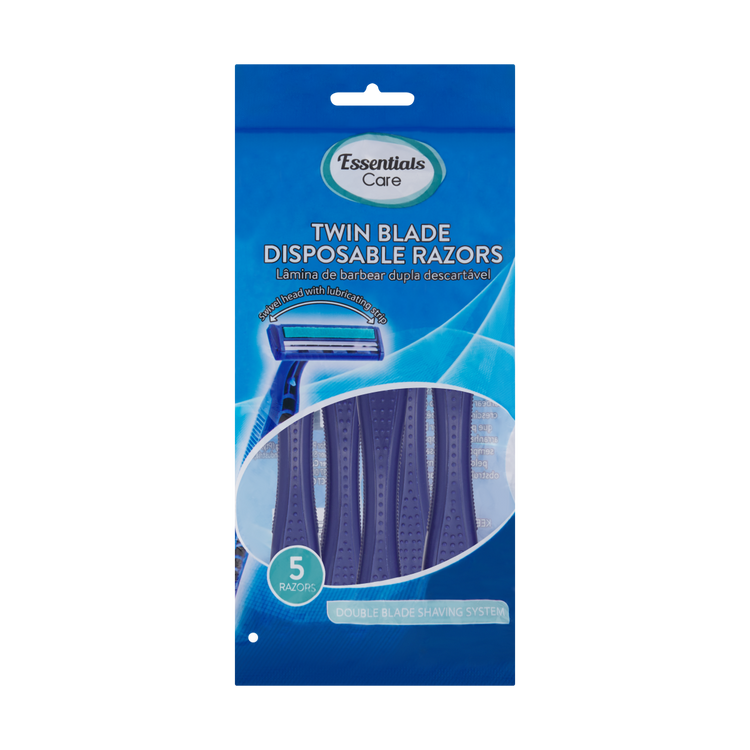 Essentials Care Razorblade ESSENTIALS CARE DISPOSABLE MEN RAZOR 5S