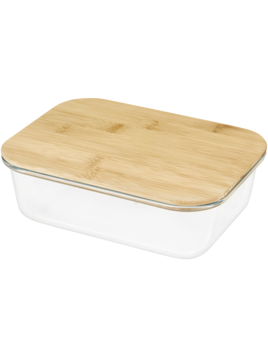 Glass Container With Bamboo Lid (2)