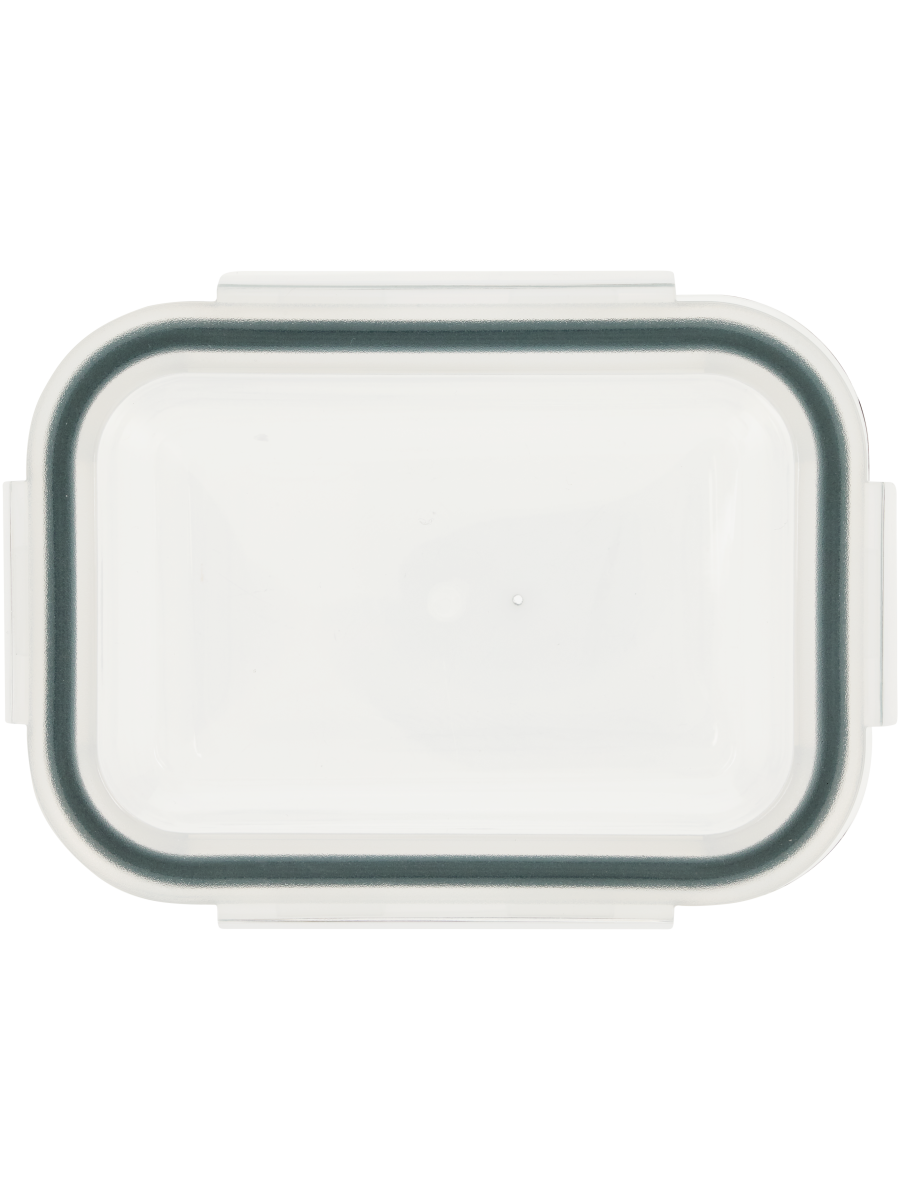 Glass Container With Clip-On Lid