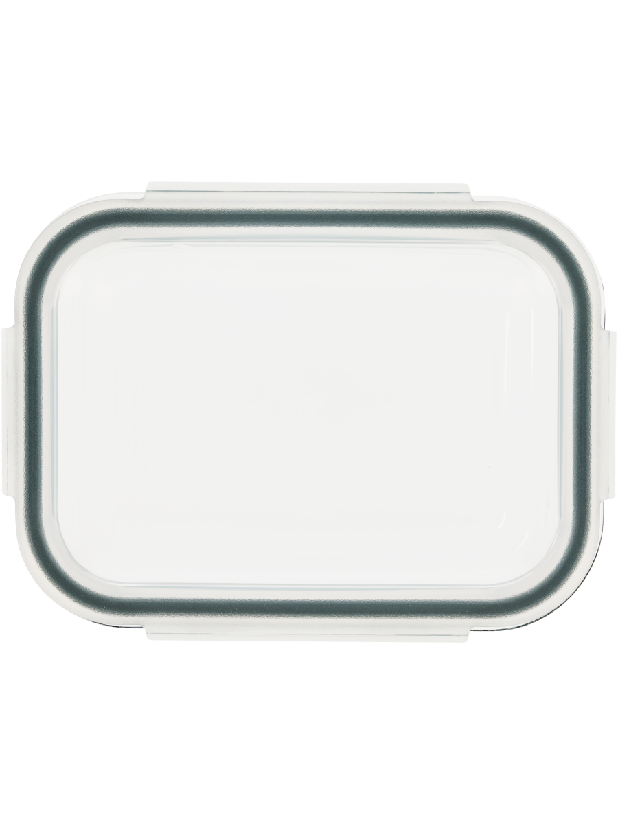 Glass Container With Clip-On Lid
