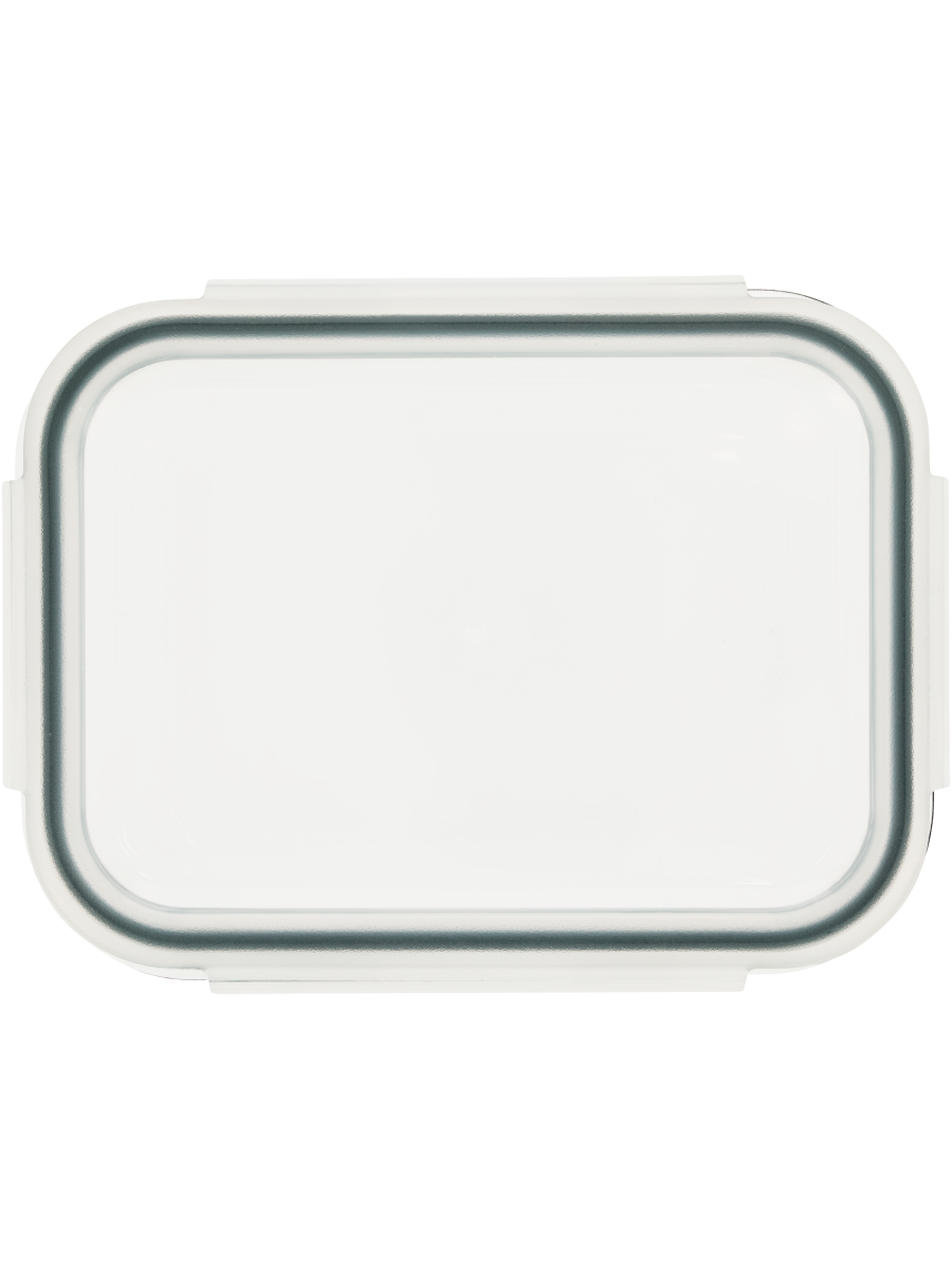 Glass Container With Clip-On Lid