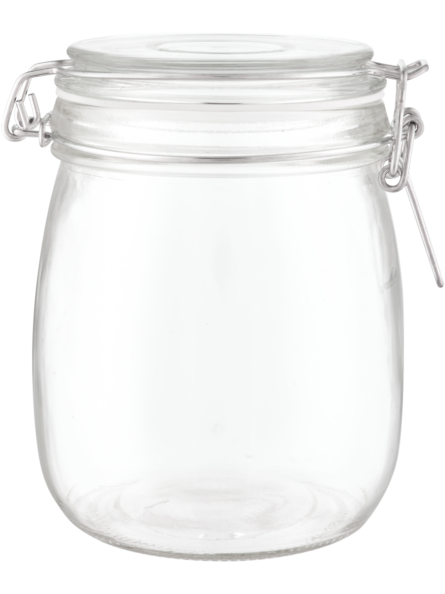 Glass Clip Jar 750ml