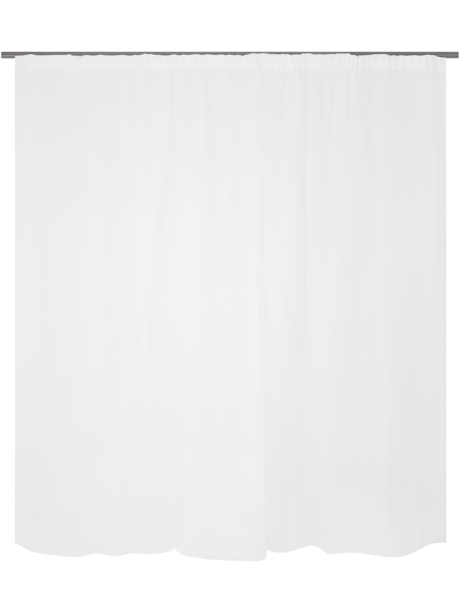 Taped Unlined Sheer Voile Curtain