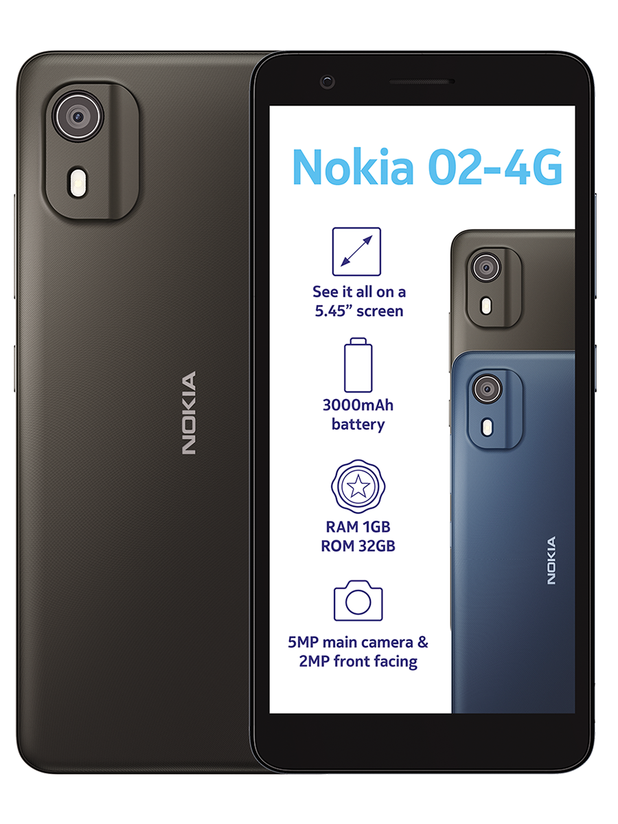 Nokia 02 4G Dual Sim Network Locked