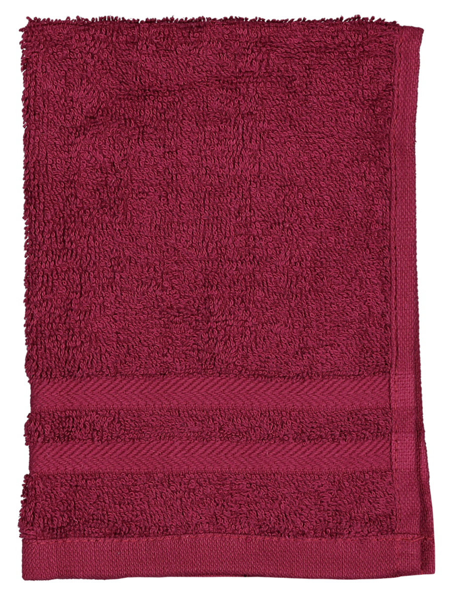 Plain Long Face Cloth Plum