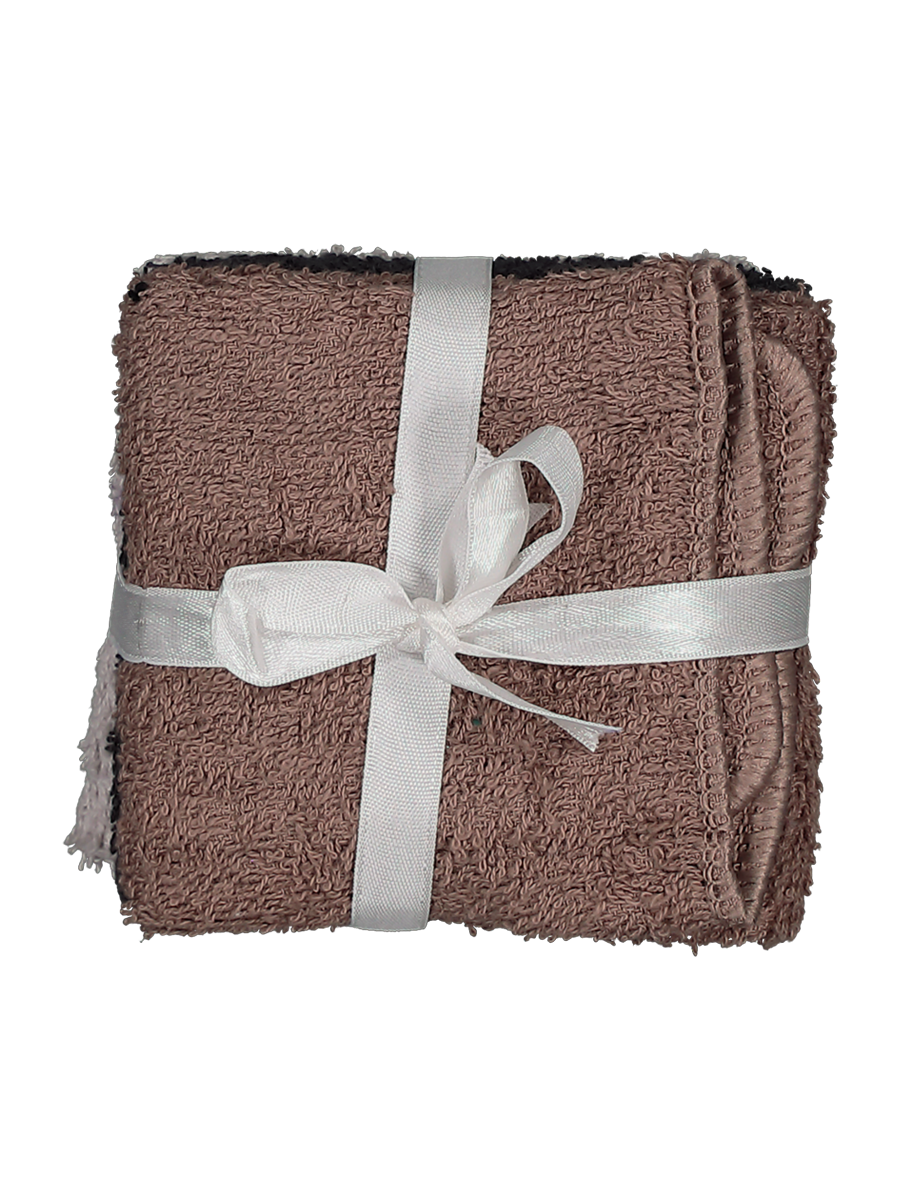 3 Pack Plain Face Cloth Neutral