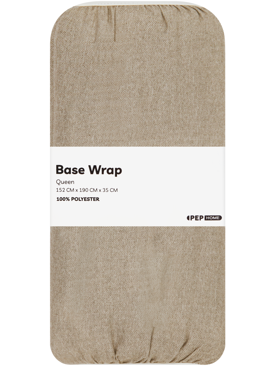 Charcoal King Bed Base Wrap