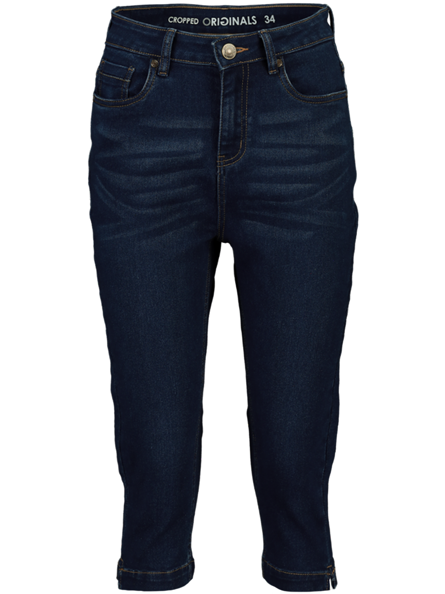 Blue Capri Denim Pants
