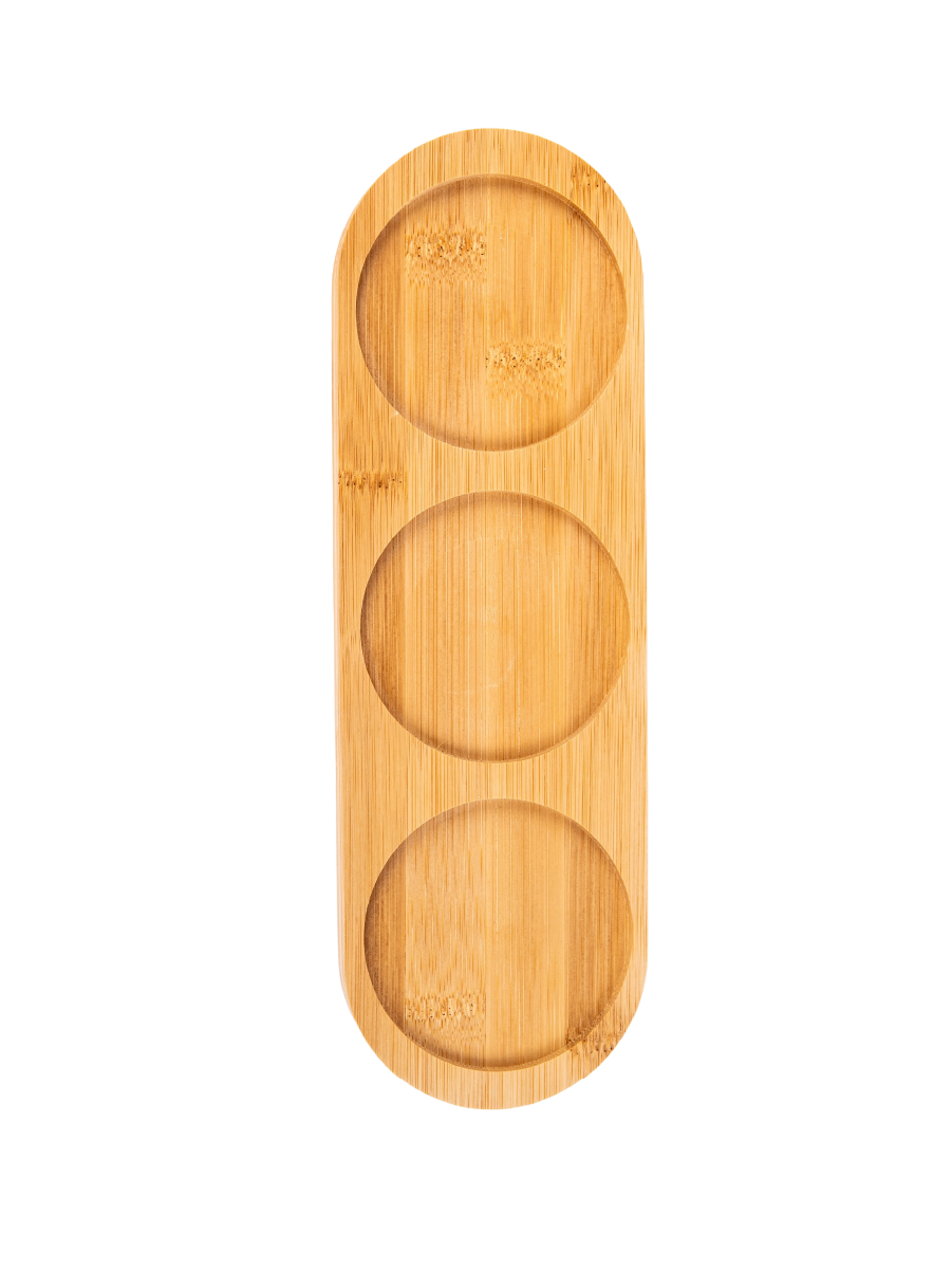 Bamboo Cup Holder Tray