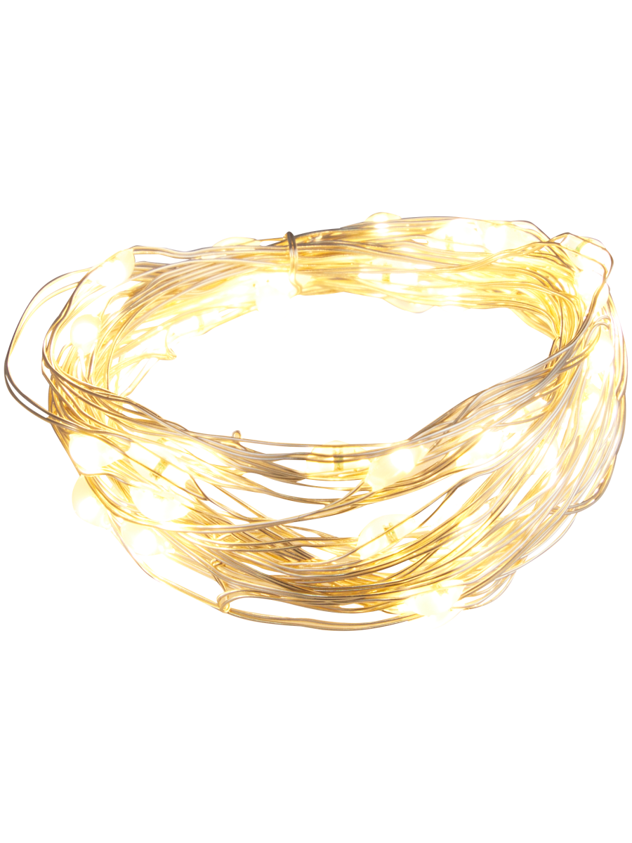Copper Tone Led Wire Lights