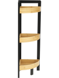 3 Shelf Bamboo Corner Caddy