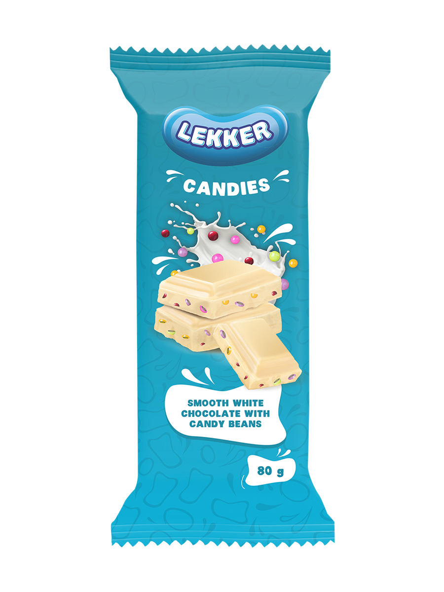 Lekker White Chocolate With Candies