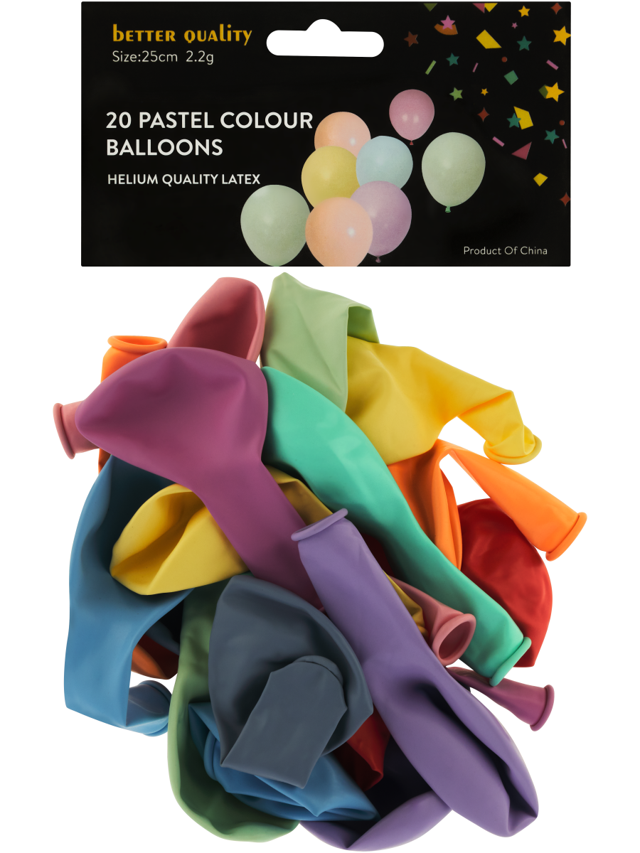 Pastel Colour Balloons