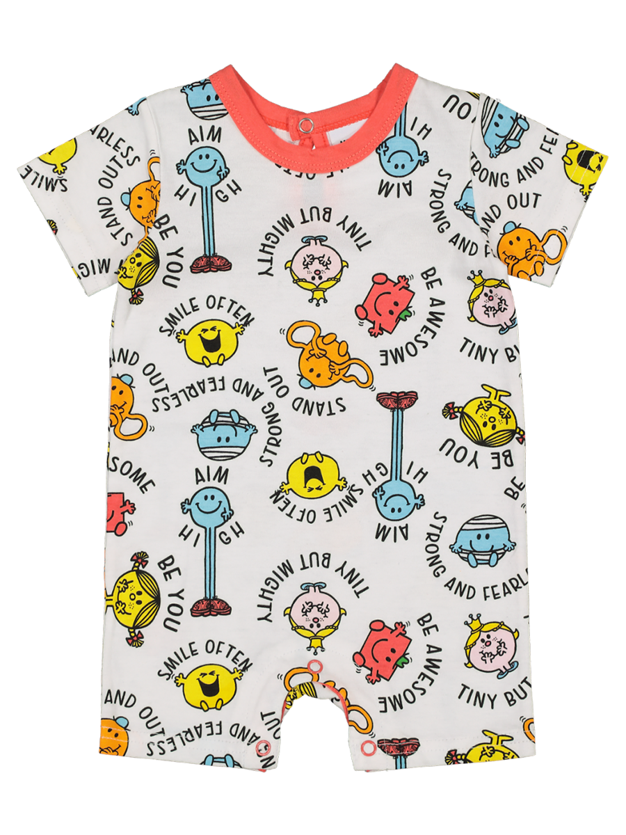 Buy Mr Men Little Miss Romper Babygrows PEP