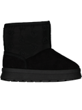 Black Zip-Up Snug Boot