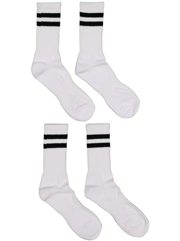 2 Pack Sport Crew Socks