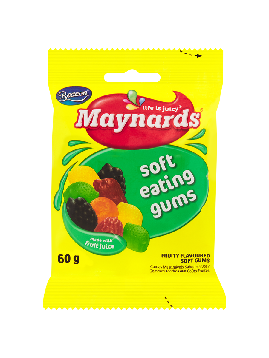 Maynards Soft Fruity Gums 60G