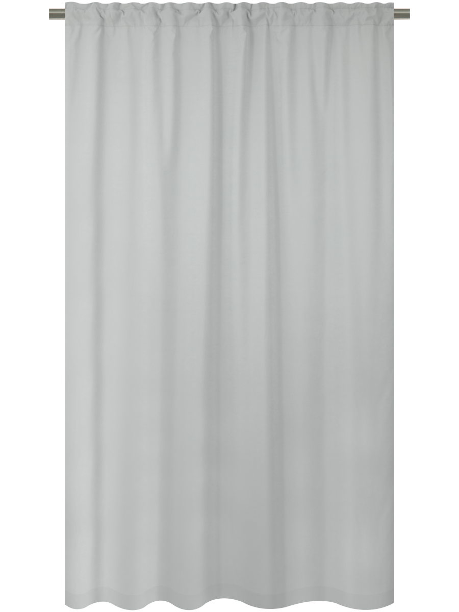 Faux Suede Taped Lined Curtain