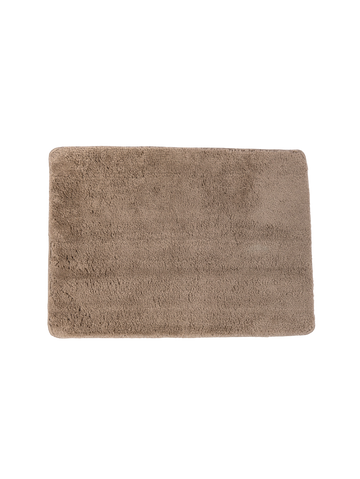 Brown Plush Bath Mat