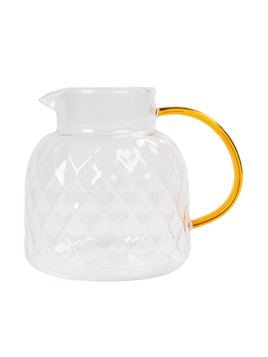 Elegant Glass Pitcher Jug