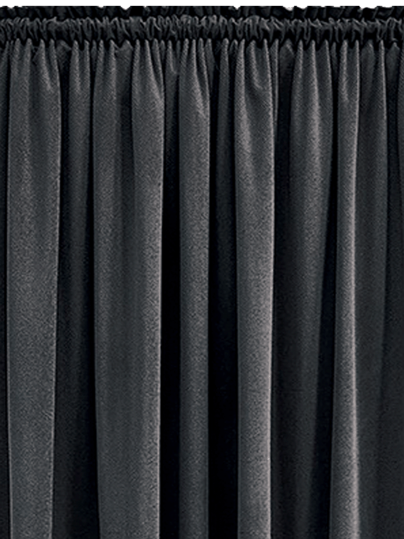 Charcoal Unlined Raised Jacquard Curtain main image 1