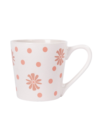 Pink Spot Printed Mug
