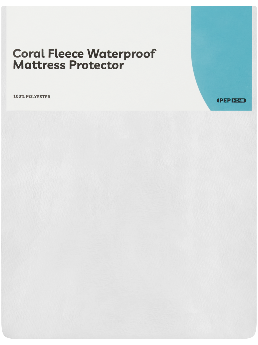 Single Bed Coral Fleece Waterproof Mattress Protector (1)