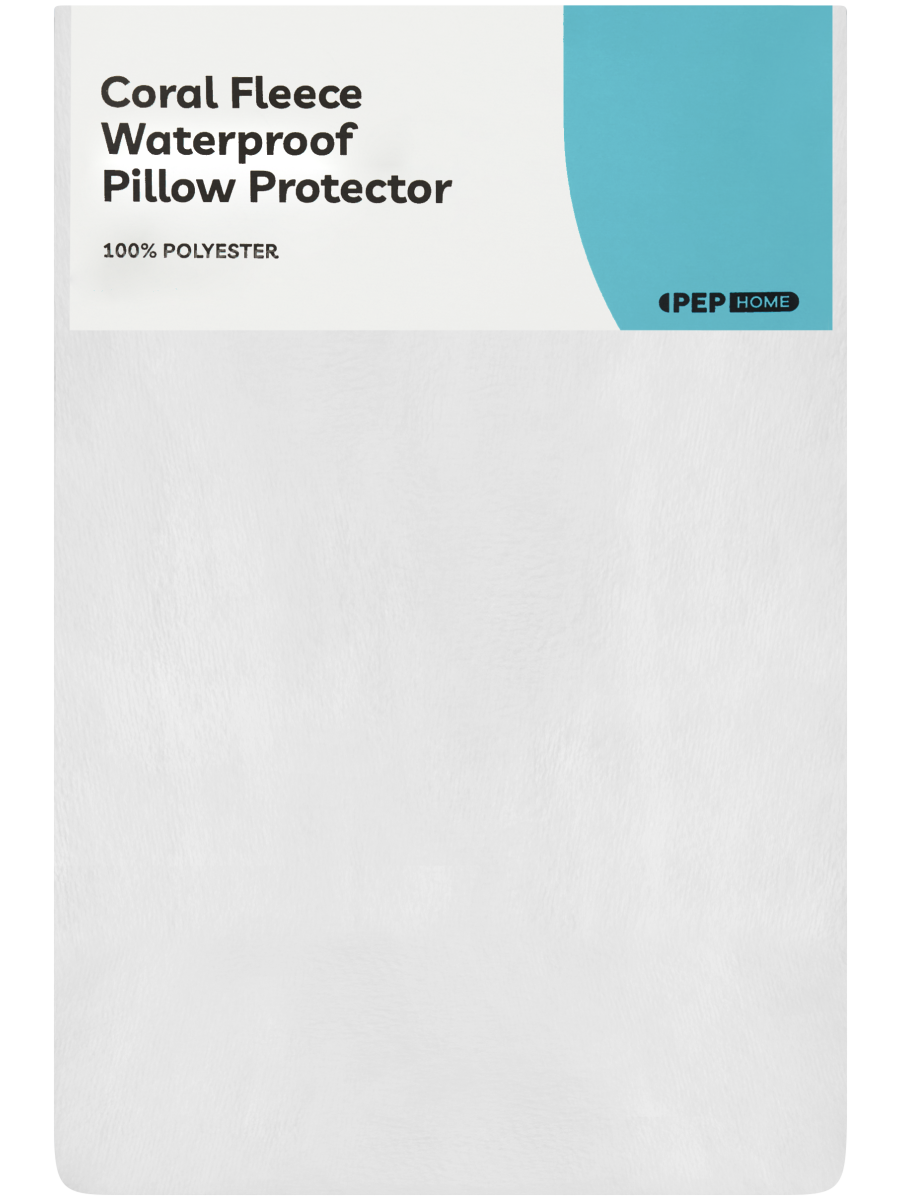 Coral Fleece Waterproof Pillow Protector (2)
