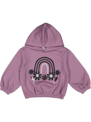 Pink Graphic Hoodie