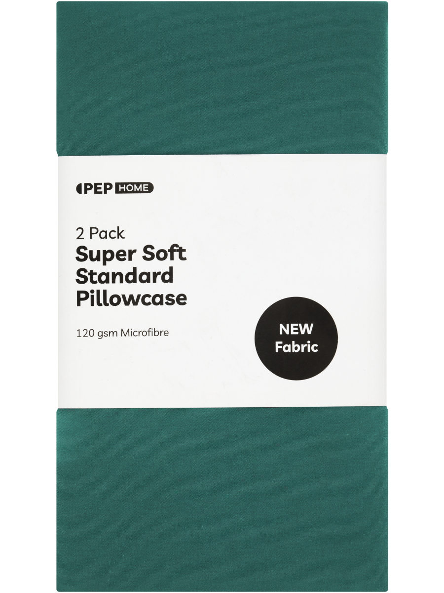 Standard Green Pillowcase
