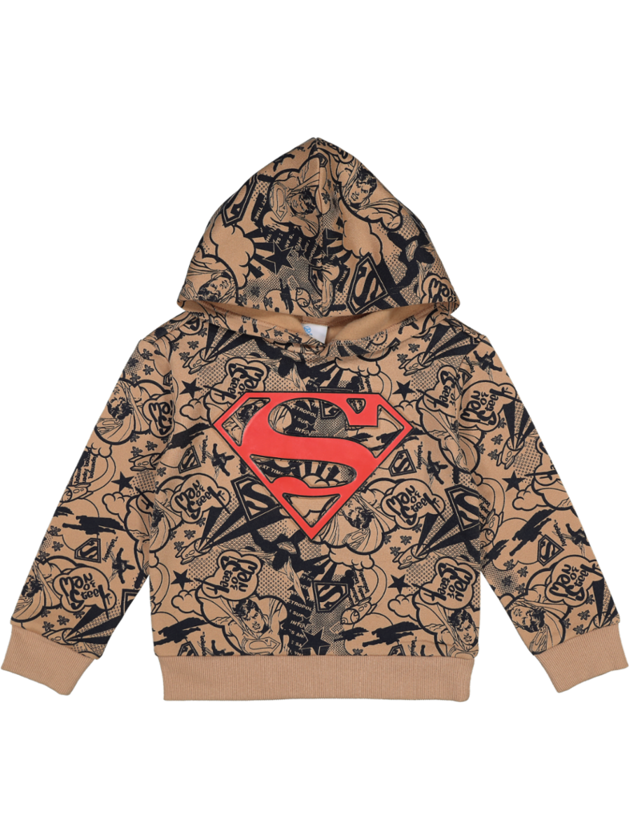 Printed Brown Superman Tracktop