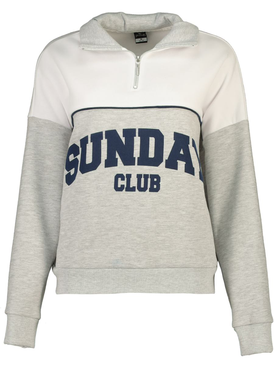 Colour Block Half-Zip Pullover