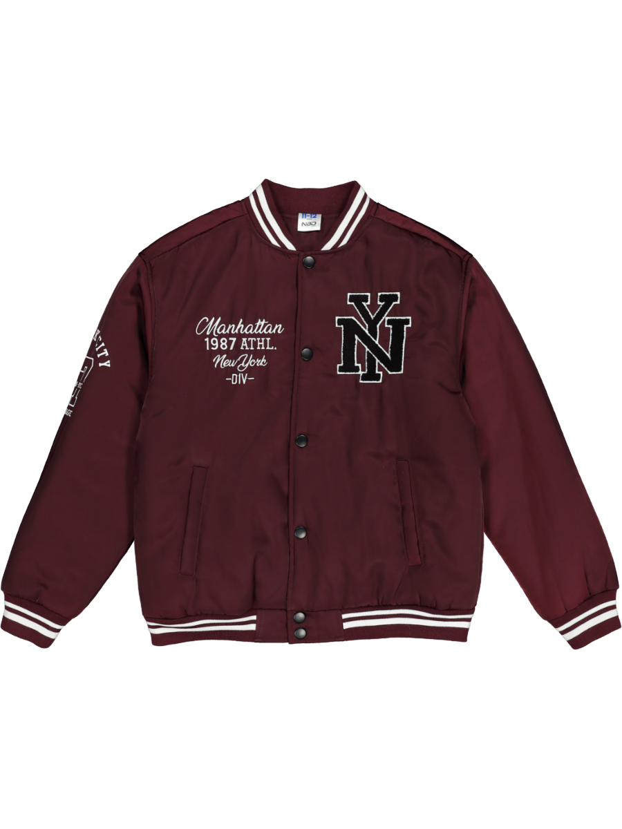 Maroon Baseball Jacket