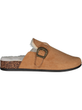 Faux Fur Brown Clogs