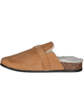 Faux Fur Brown Clogs