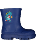 Blue Dino Rain Boots