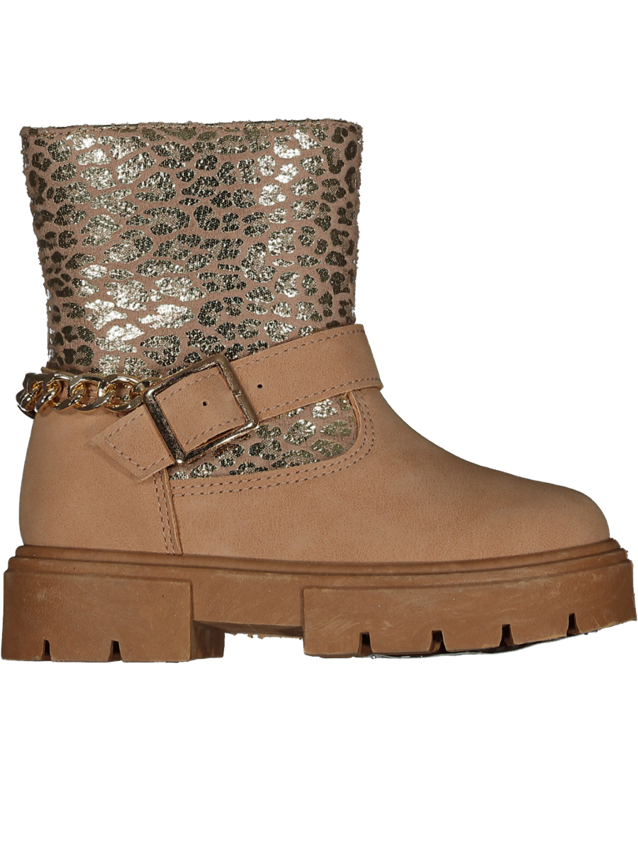 Tan Leopard Print Ankle Boot